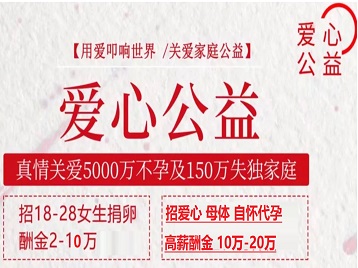 奎文捐卵助孕生子 爱心志愿者招募